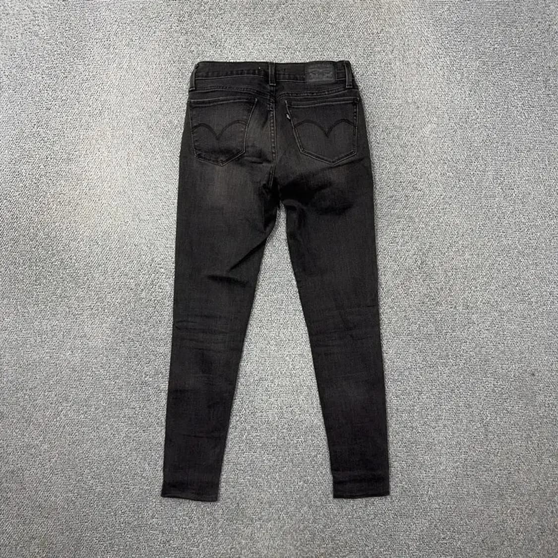 리바이스 710 여성 흑청 스키니진 26 상품이미지2