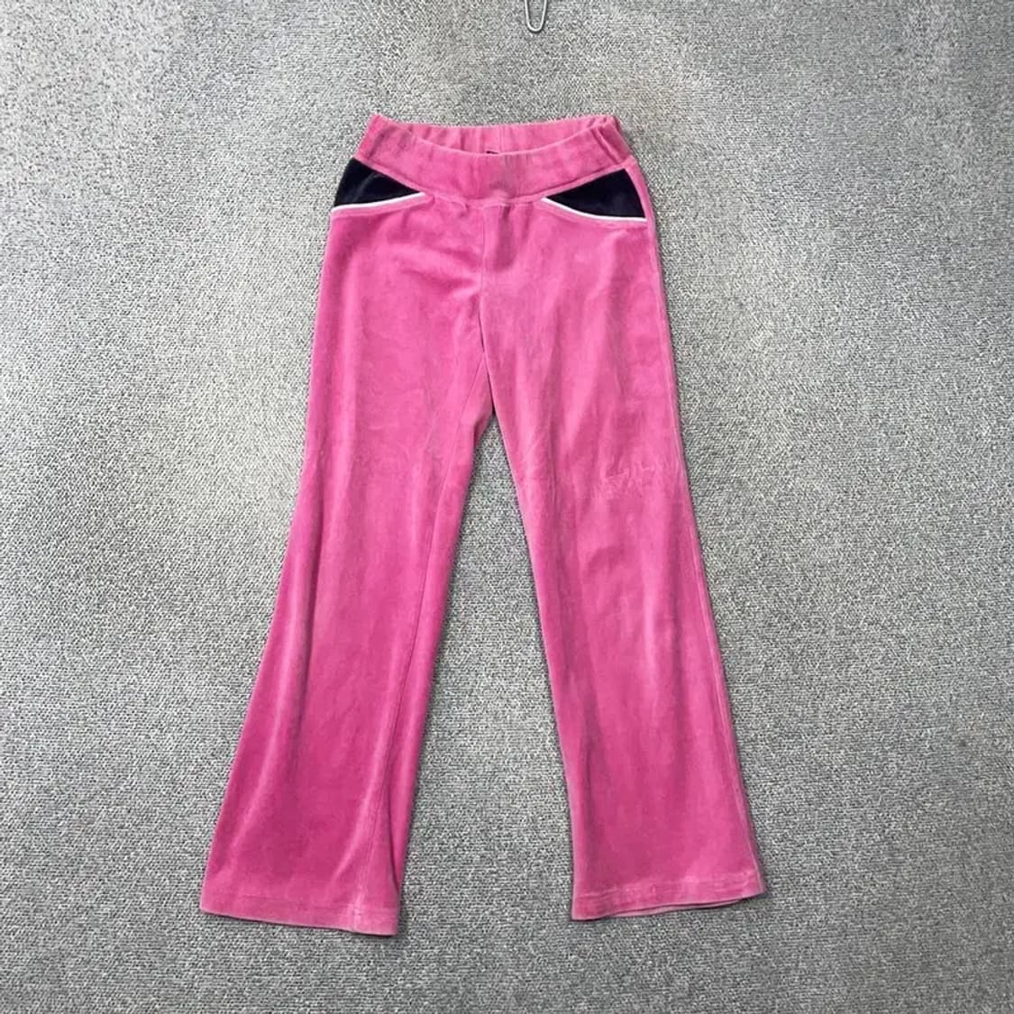 리복 핑크 Y2K 벨벳 트레이닝 팬츠 L 상품이미지1