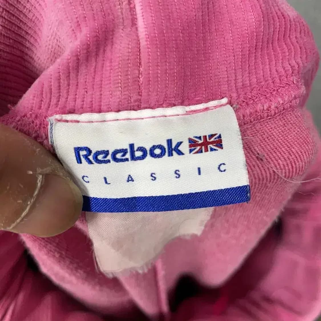 리복 핑크 Y2K 벨벳 트레이닝 팬츠 L 상품이미지5