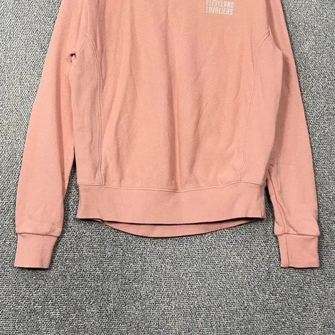 NBA 심플 로고 연핑크 맨투맨 XS 상품이미지4