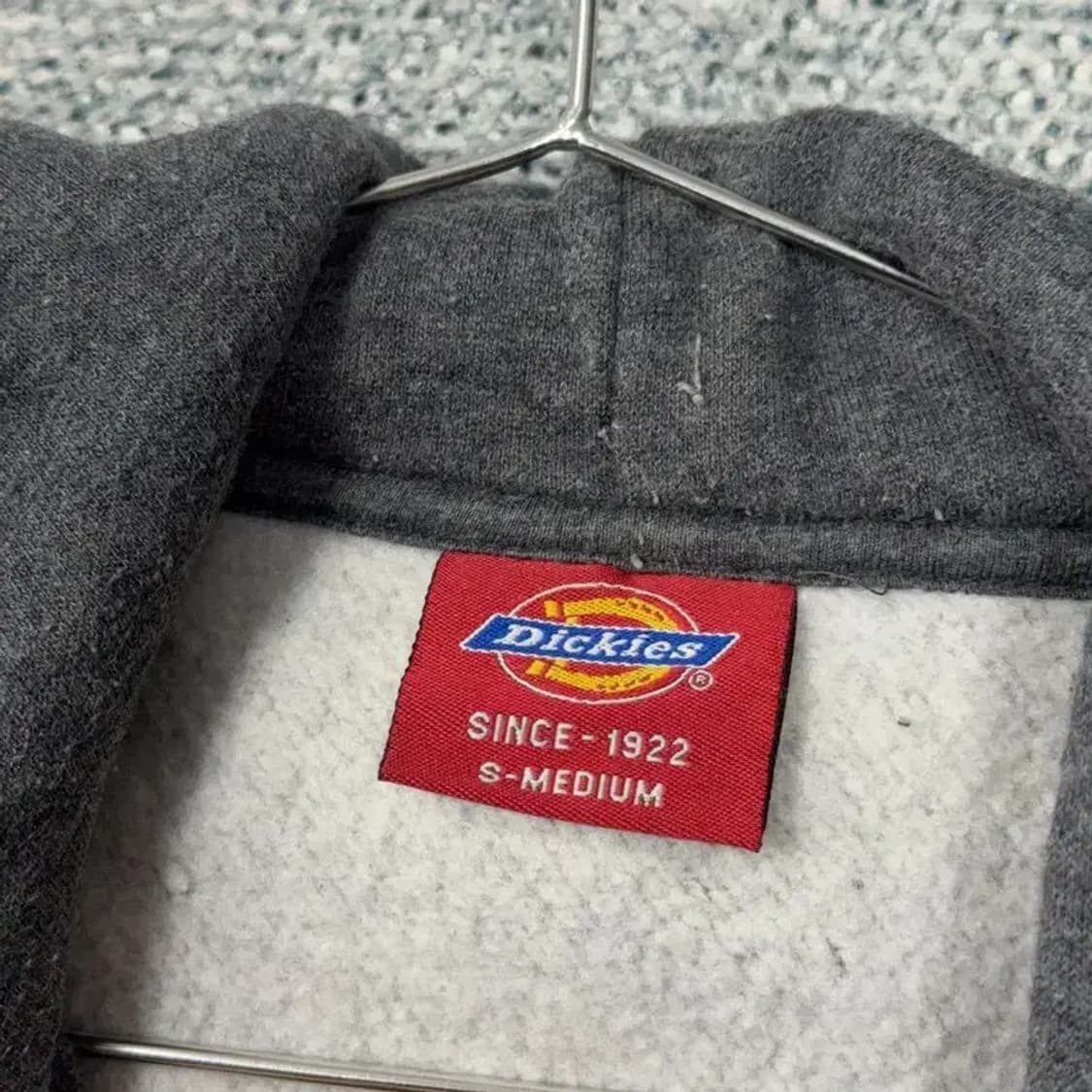 디키즈 로고 남성 그레이 후드티 S-M 상품이미지3