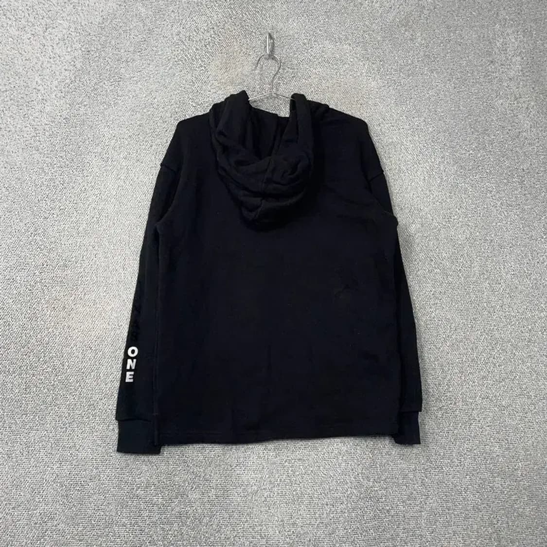 NBA 블랙 프린팅 로고 후드티 M 상품이미지2