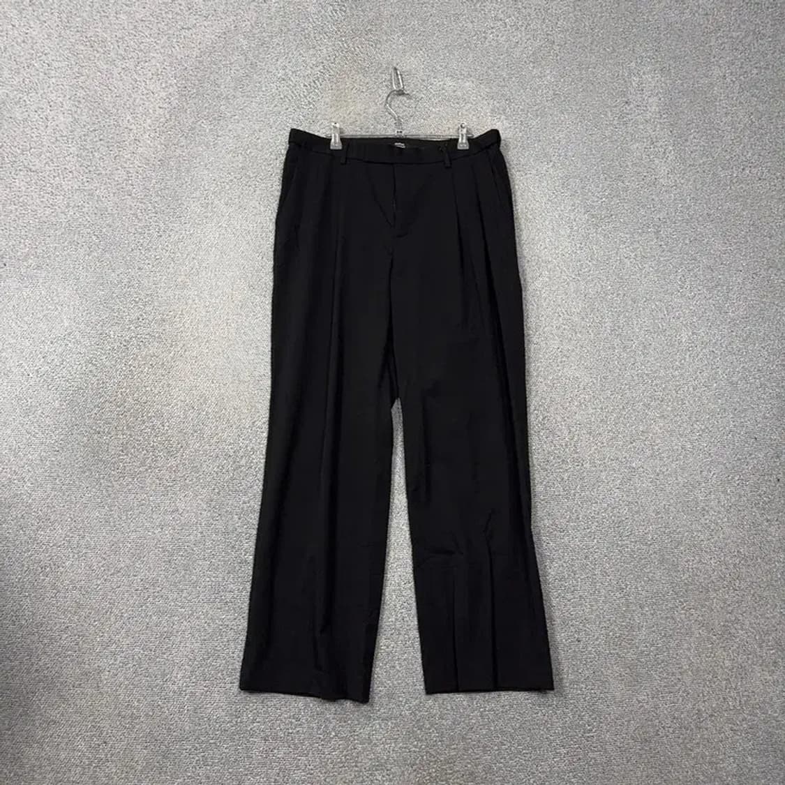 [새상품]무신사스탠다드 블랙 남성 슬랙스 34 상품이미지1