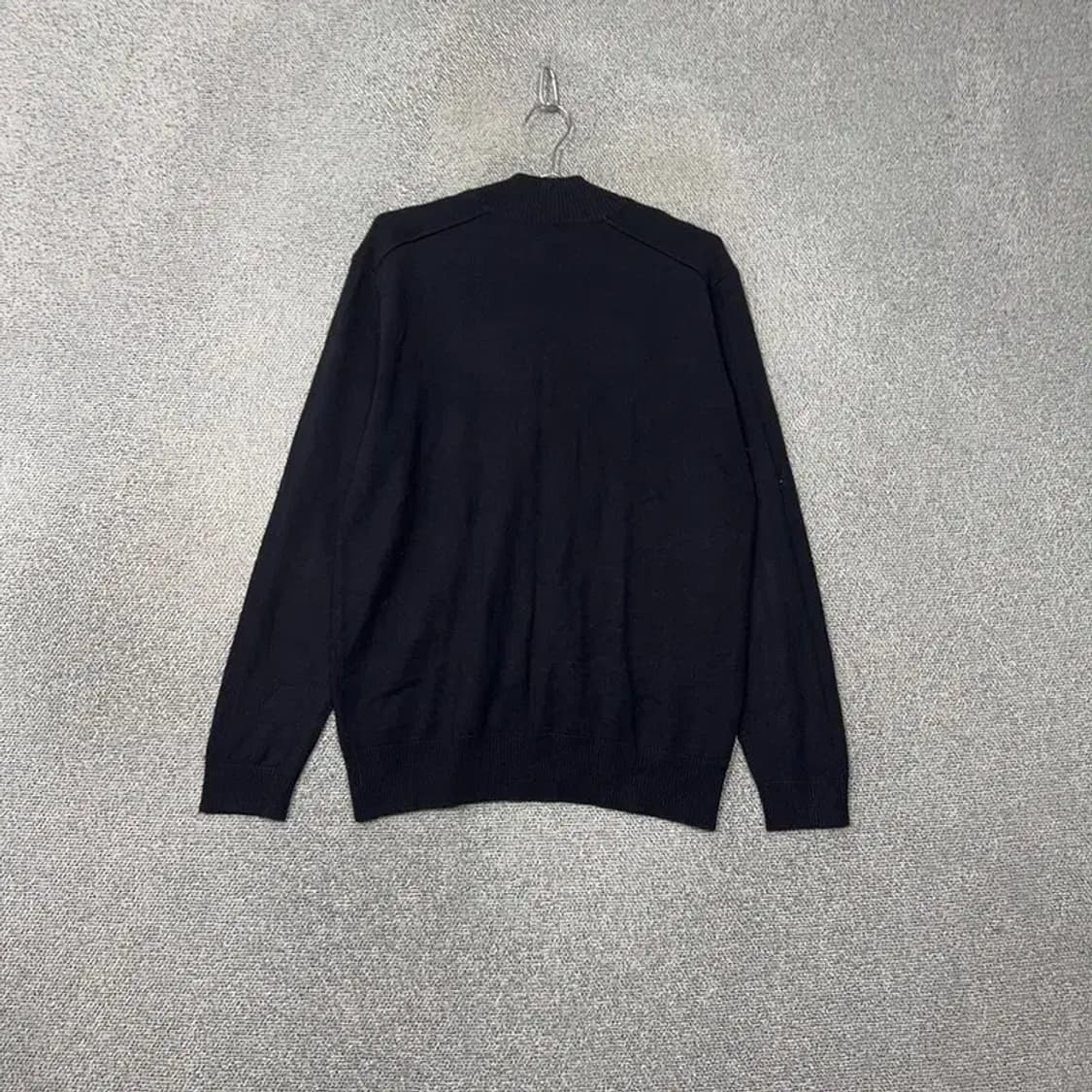 헨리코튼 로고 네이비 니트 집업 M 상품이미지2