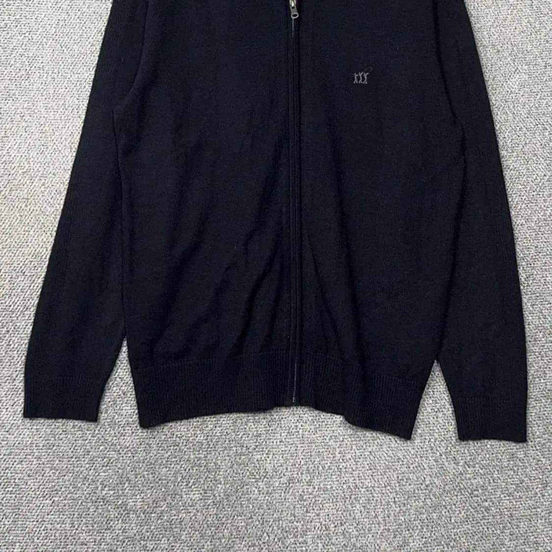 헨리코튼 로고 네이비 니트 집업 M 상품이미지4