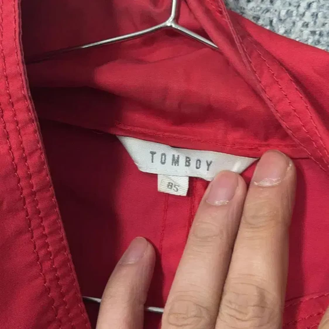 톰보이 레드 버튼 여성 빈티지 코트 55 상품이미지5
