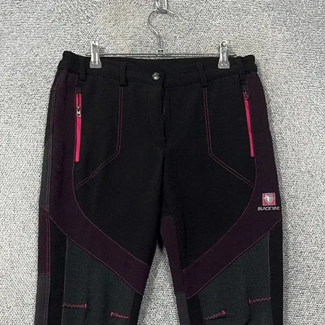 블랙야크 블랙 로고 남성 등산 기능성 팬츠 30 상품이미지3