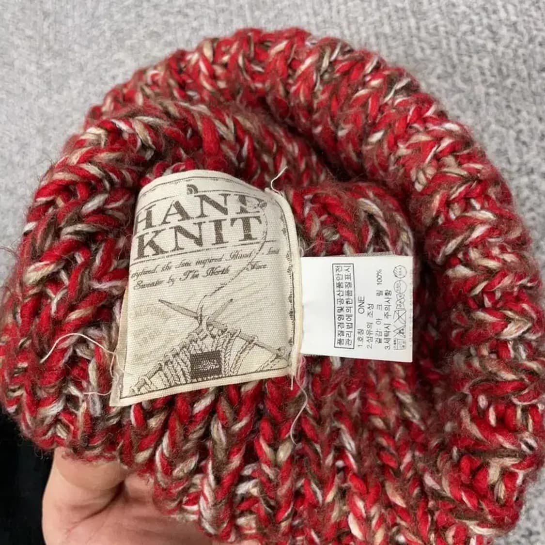 노스페이스 빈티지 패턴 아크릴 비니 상품이미지3