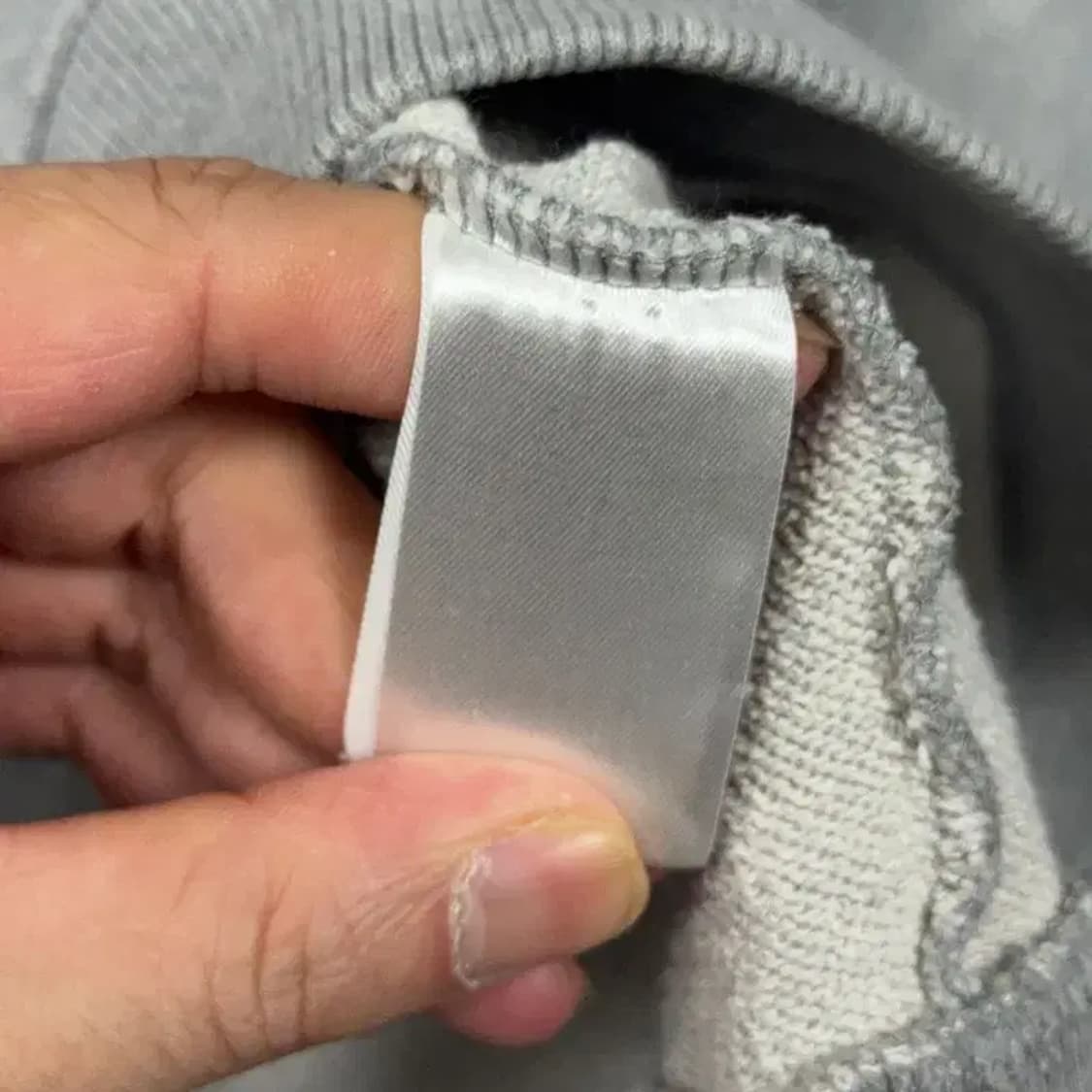 캉골 프린팅 라이트 그레이 맨투맨 M 상품이미지4