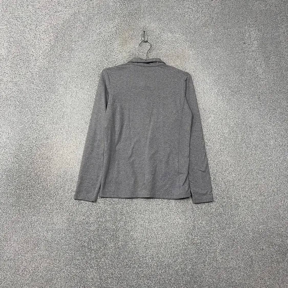 휠라 여성 로고 그레이 긴팔 카라티 95 상품이미지2