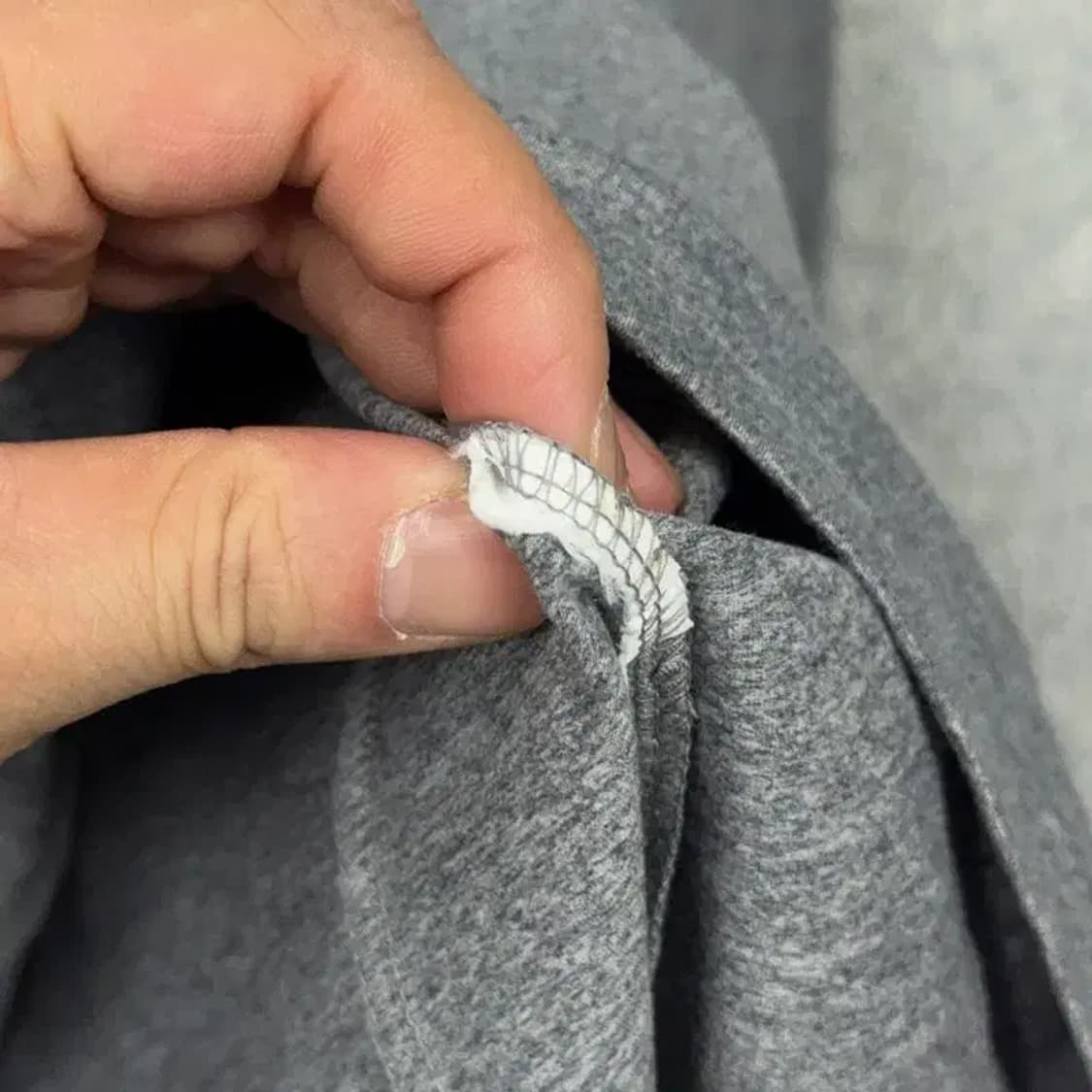 휠라 여성 로고 그레이 긴팔 카라티 95 상품이미지4