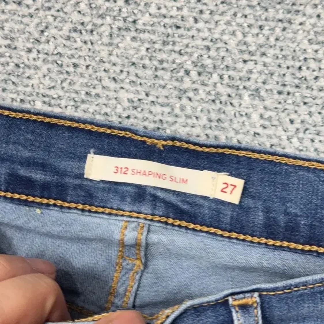 리바이스 여성 슬림핏 데님 청바지 27 상품이미지5