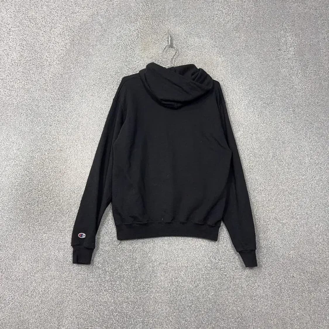 챔피온 베이직 로고 캐주얼 블랙 후드티 M 상품이미지2