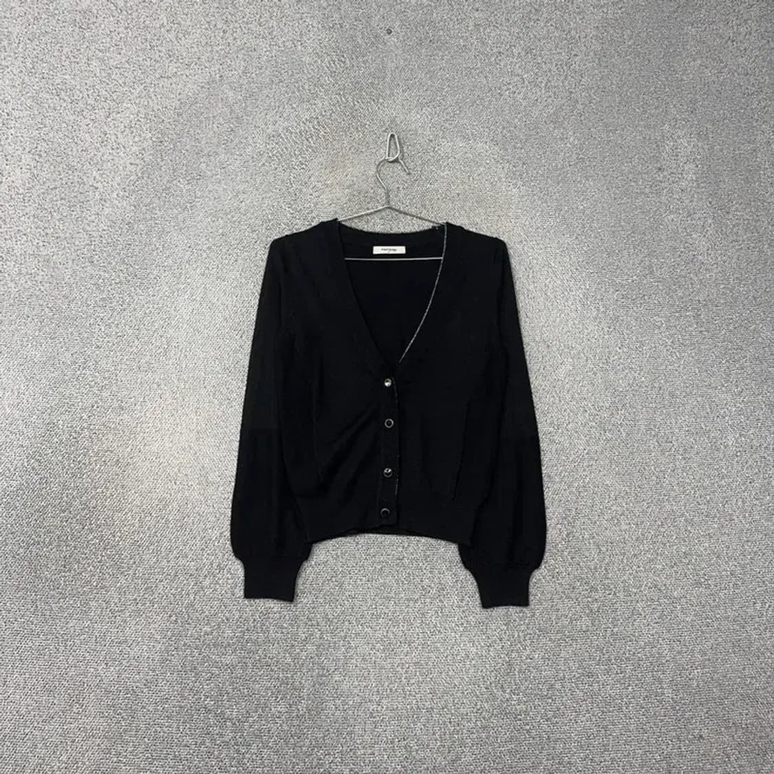 마인드브릿지 여성 블랙 가디건 90 상품이미지1