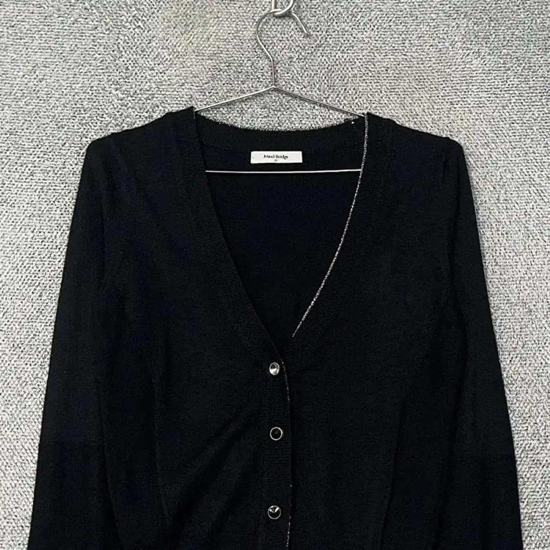 마인드브릿지 여성 블랙 가디건 90 상품이미지3