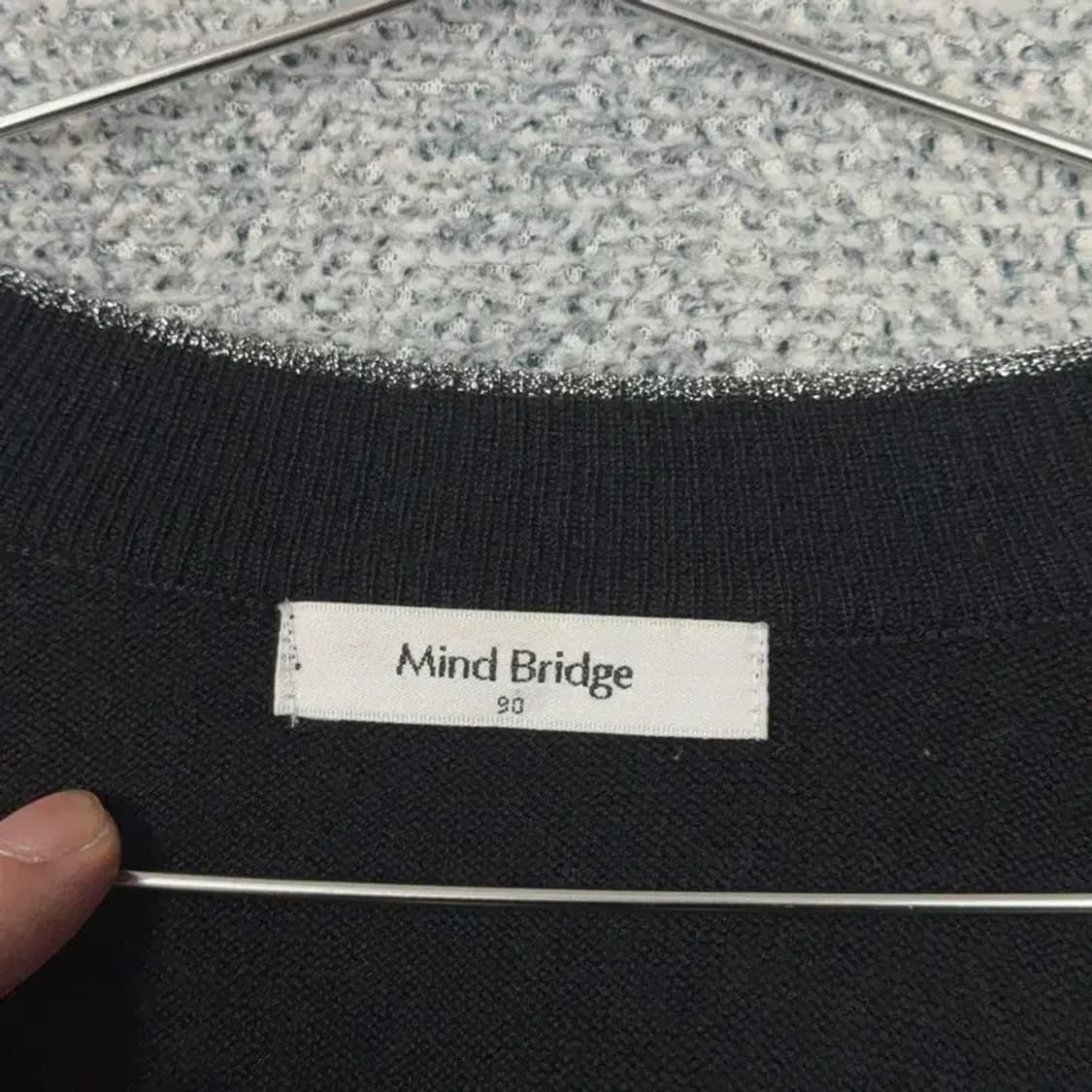 마인드브릿지 여성 블랙 가디건 90 상품이미지5