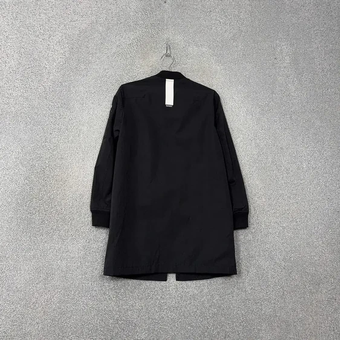 버커루 블랙 로고 여성 빈티지 롱 블루종 자켓 S 상품이미지2