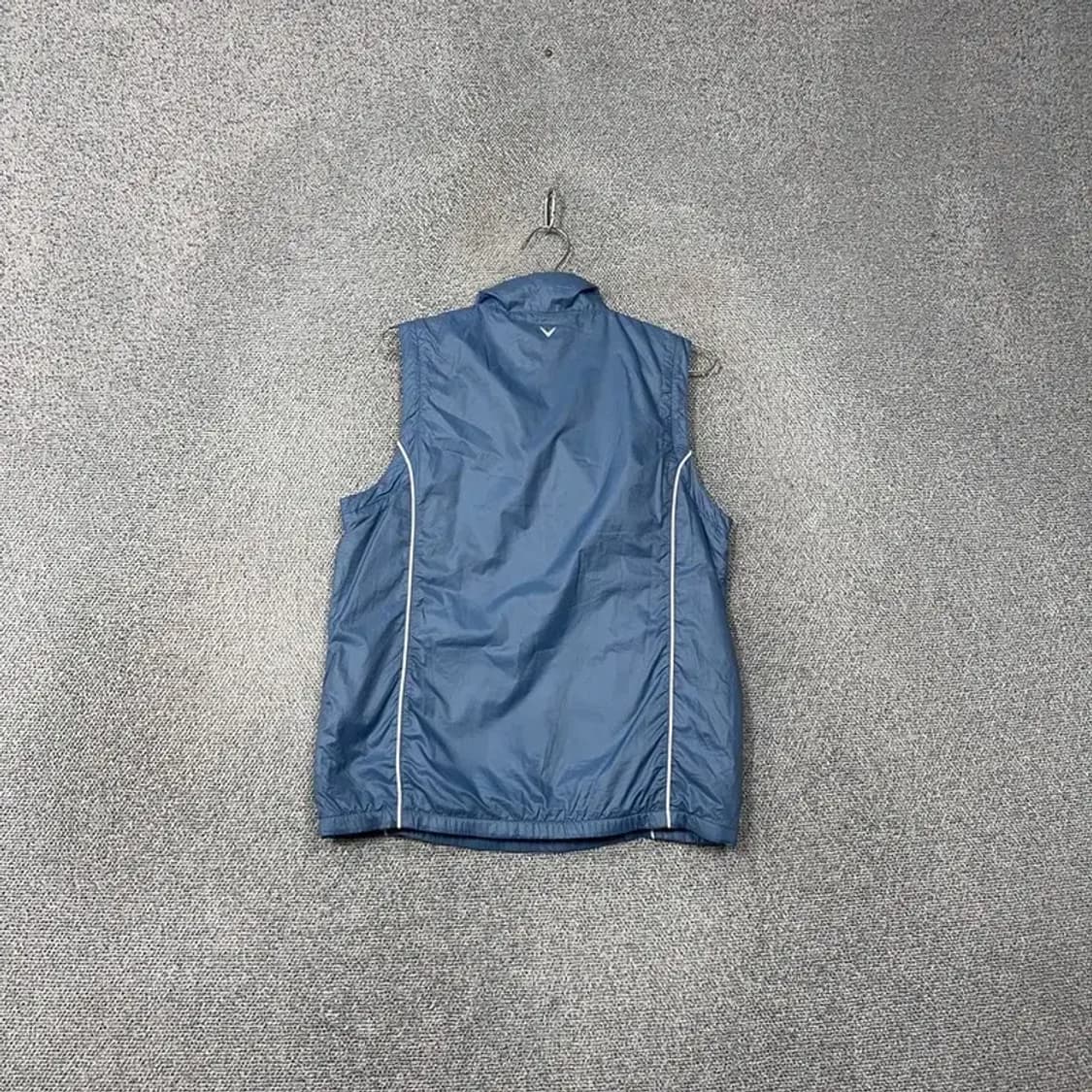 캘러웨이 블루 로고 남성 골프 바람막이 조끼 L 상품이미지2