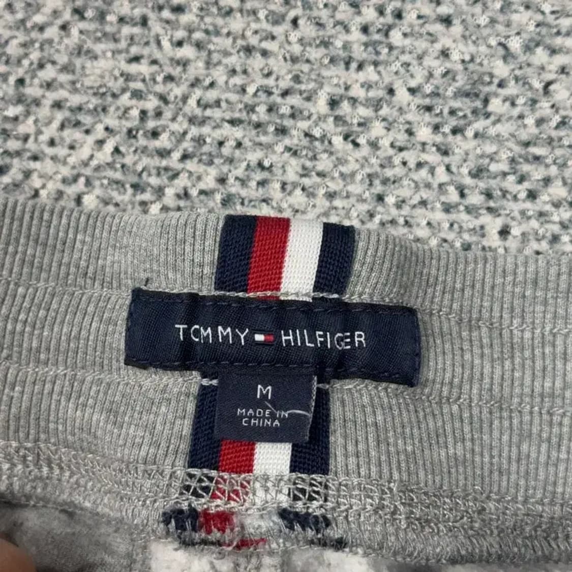 타미힐피거 캐주얼 라이트 그레이 조거팬츠 M 상품이미지5