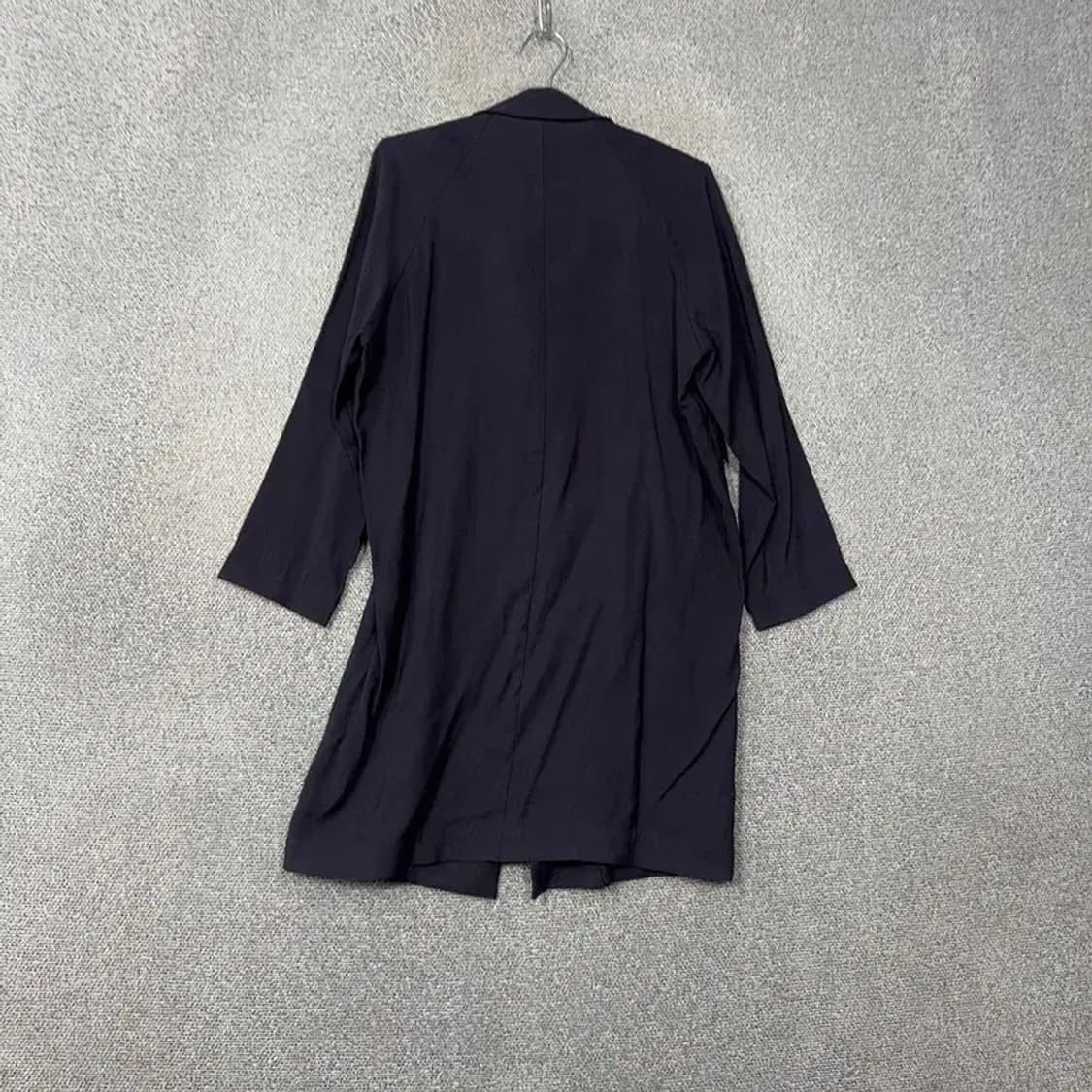 [새상품] 미쏘 네이비 레이온 코트 M 상품이미지2