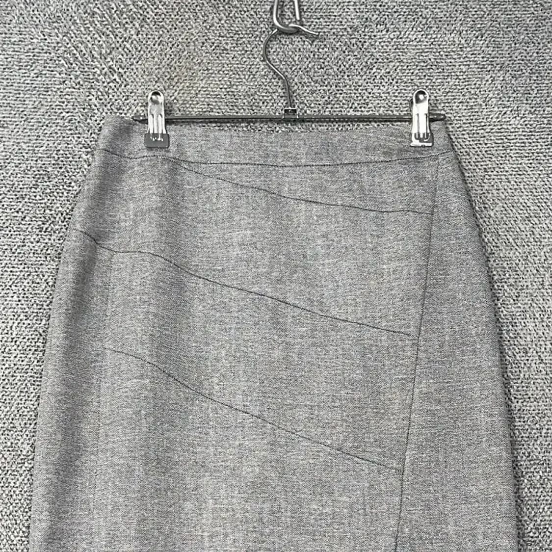 케네스 레이디 여성 클래식 그레이 미니스커트 55 상품이미지3