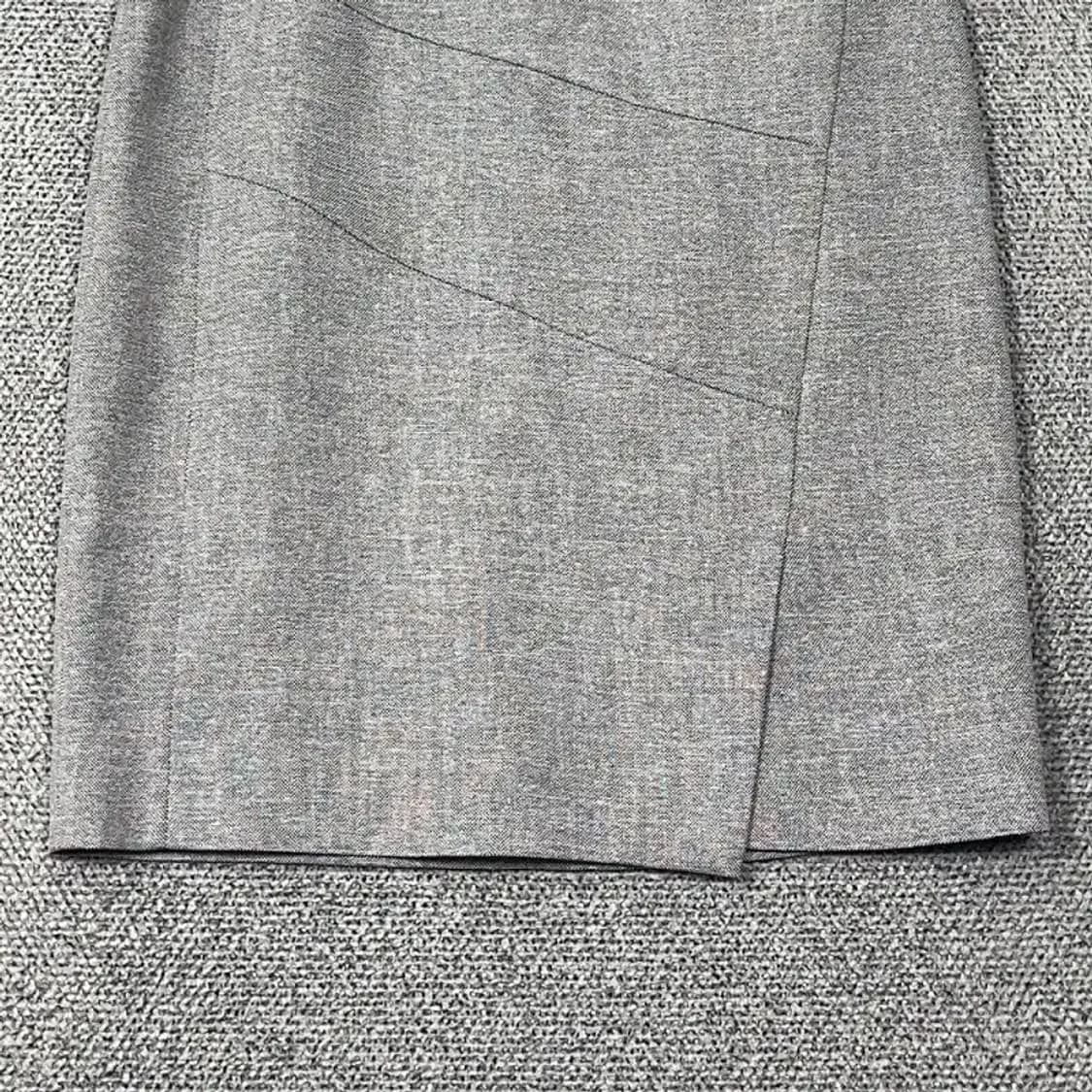 케네스 레이디 여성 클래식 그레이 미니스커트 55 상품이미지4