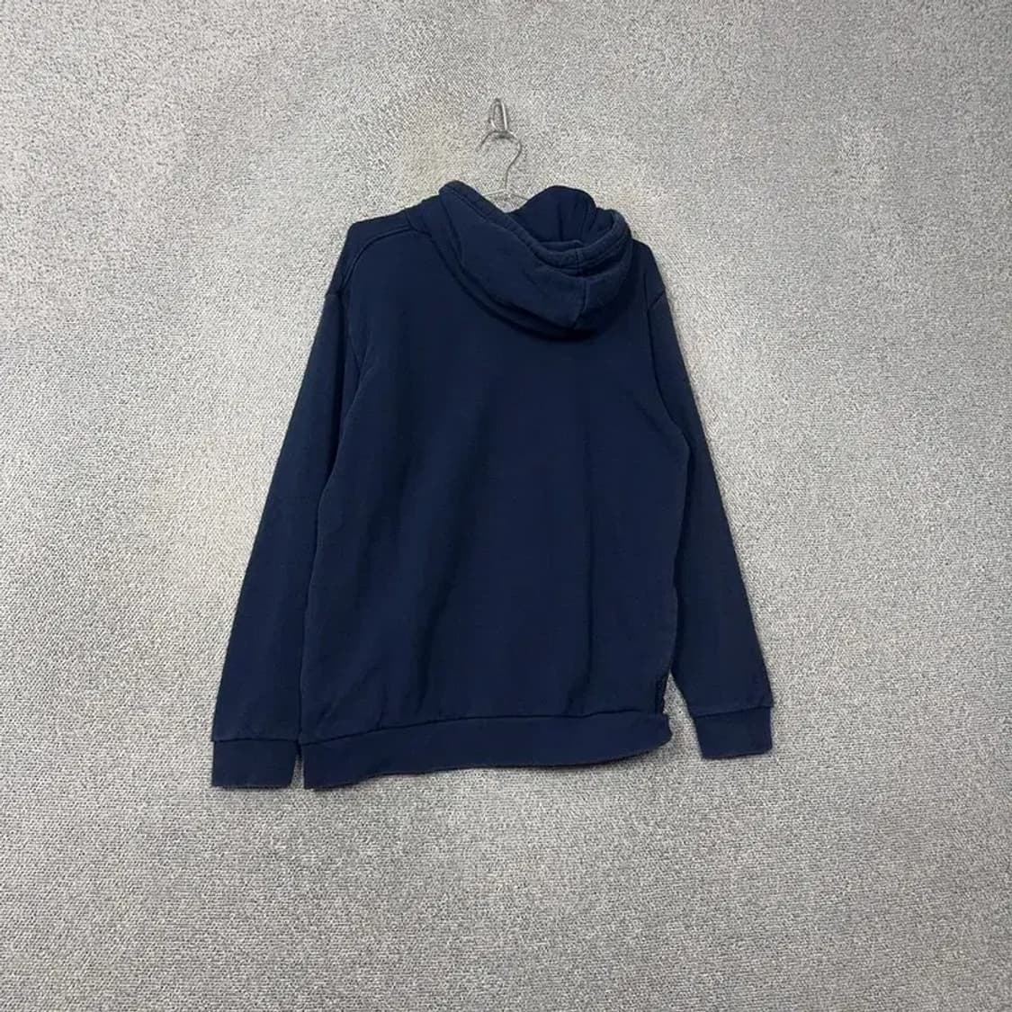 아디다스 프린팅 빅로고 남성 네이비 후드티 XL 상품이미지2