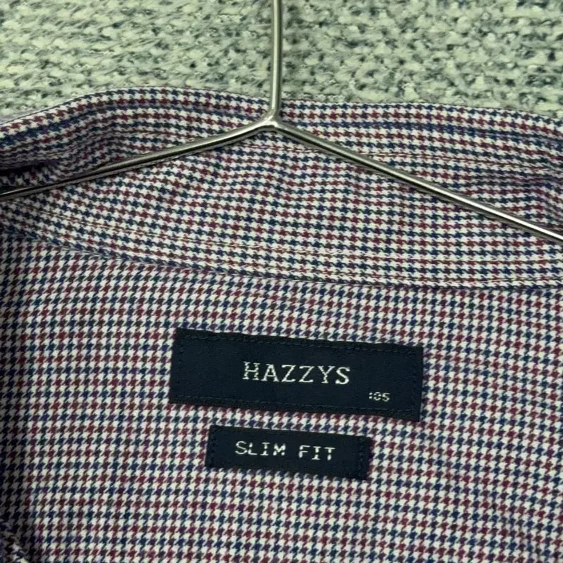 해지스 로고 퍼플 체크 셔츠 105 상품이미지3