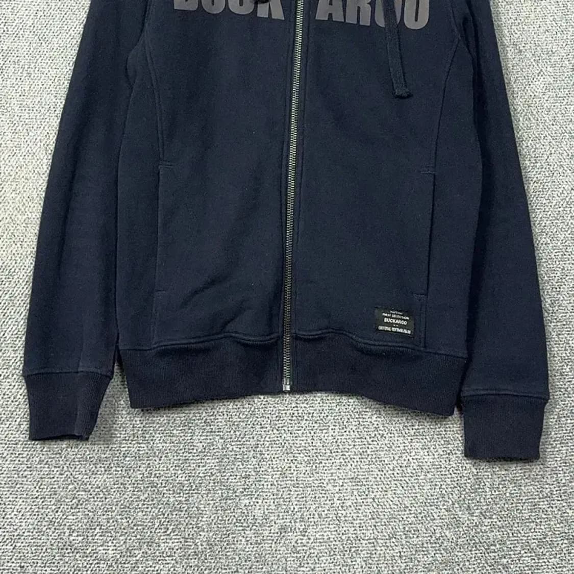 버커루 스펠 로고 프린팅 네이비 후드집업 L 상품이미지4