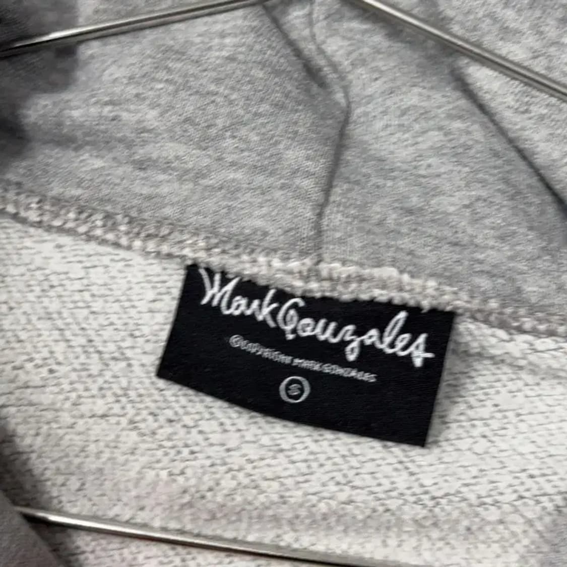 마크곤잘레스 로고 프린팅 라이트 그레이 후드티 S 상품이미지3