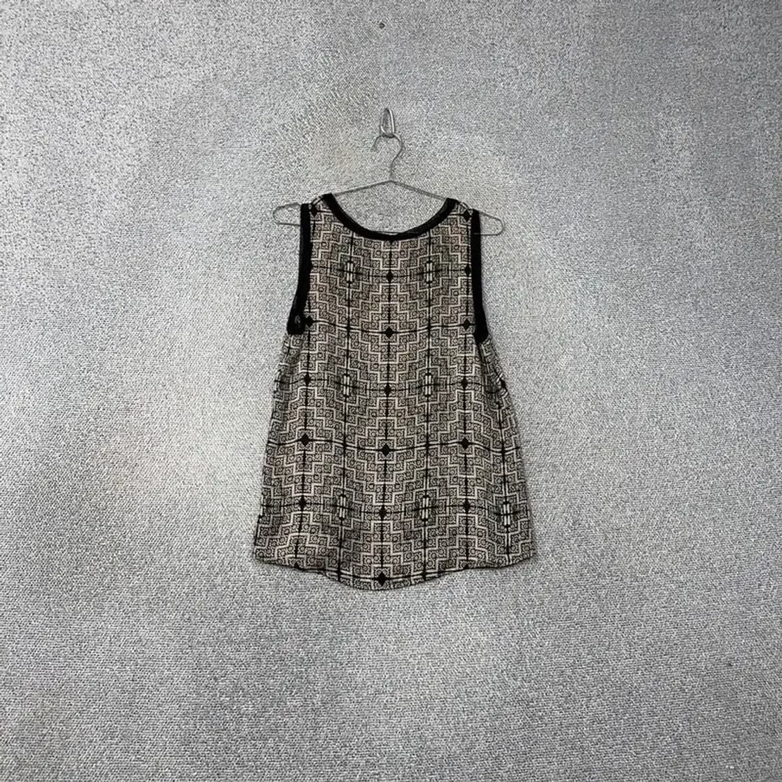 클럽모나코 빈티지 패턴 실크 민소매 나시 XS 상품이미지2