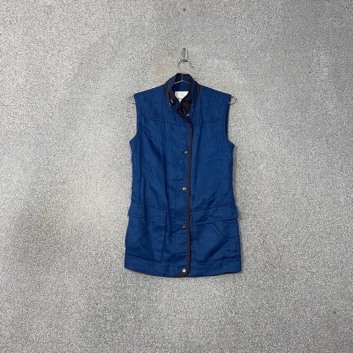 빈폴 네이비 여성 롱 조끼 바람막이 90 상품이미지1