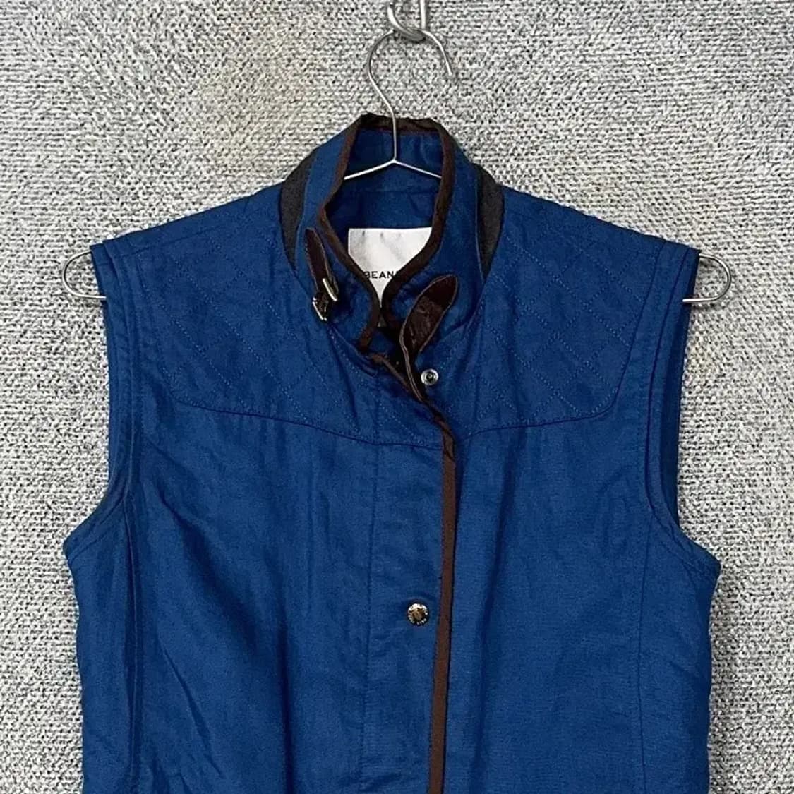 빈폴 네이비 여성 롱 조끼 바람막이 90 상품이미지3