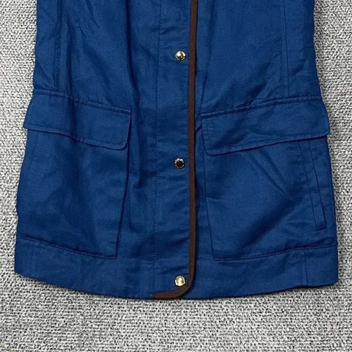 빈폴 네이비 여성 롱 조끼 바람막이 90 상품이미지4