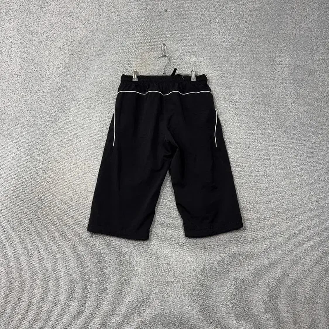 리복 블랙 로고 기능성 운동 반바지 100 상품이미지2