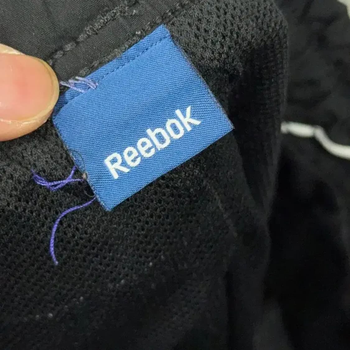 리복 블랙 로고 기능성 운동 반바지 100 상품이미지5