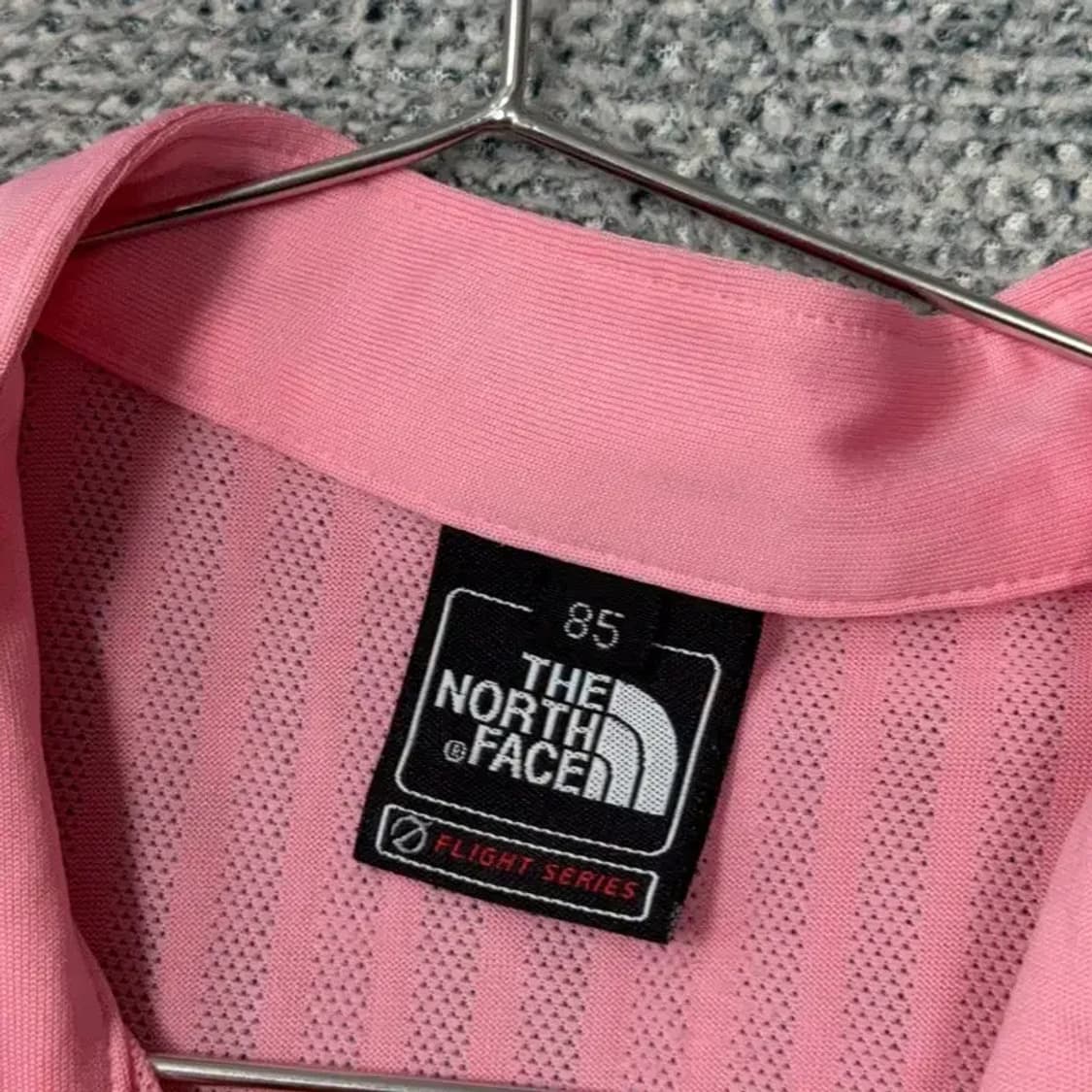 노스페이스 라이트 핑크 여성 기능성 반팔 카라티 85 상품이미지3