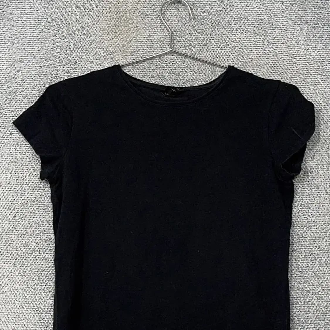 마시모두띠 블랙 여성 숏 반팔티 M 상품이미지3