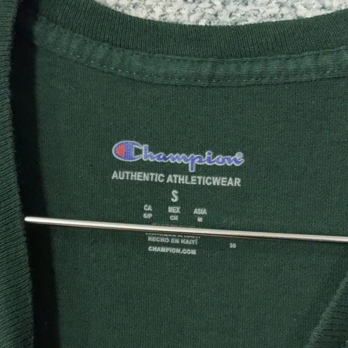 챔피온 그린 캐주얼 반팔티 S 상품이미지3