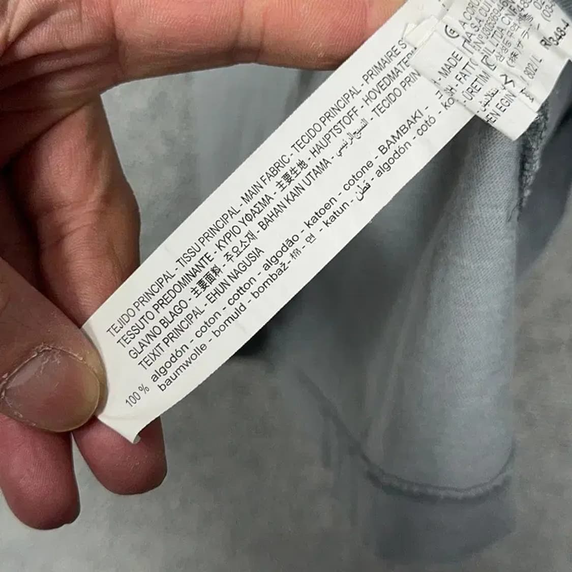 자라 그레이 빈티지 여성 반팔티 L 상품이미지4