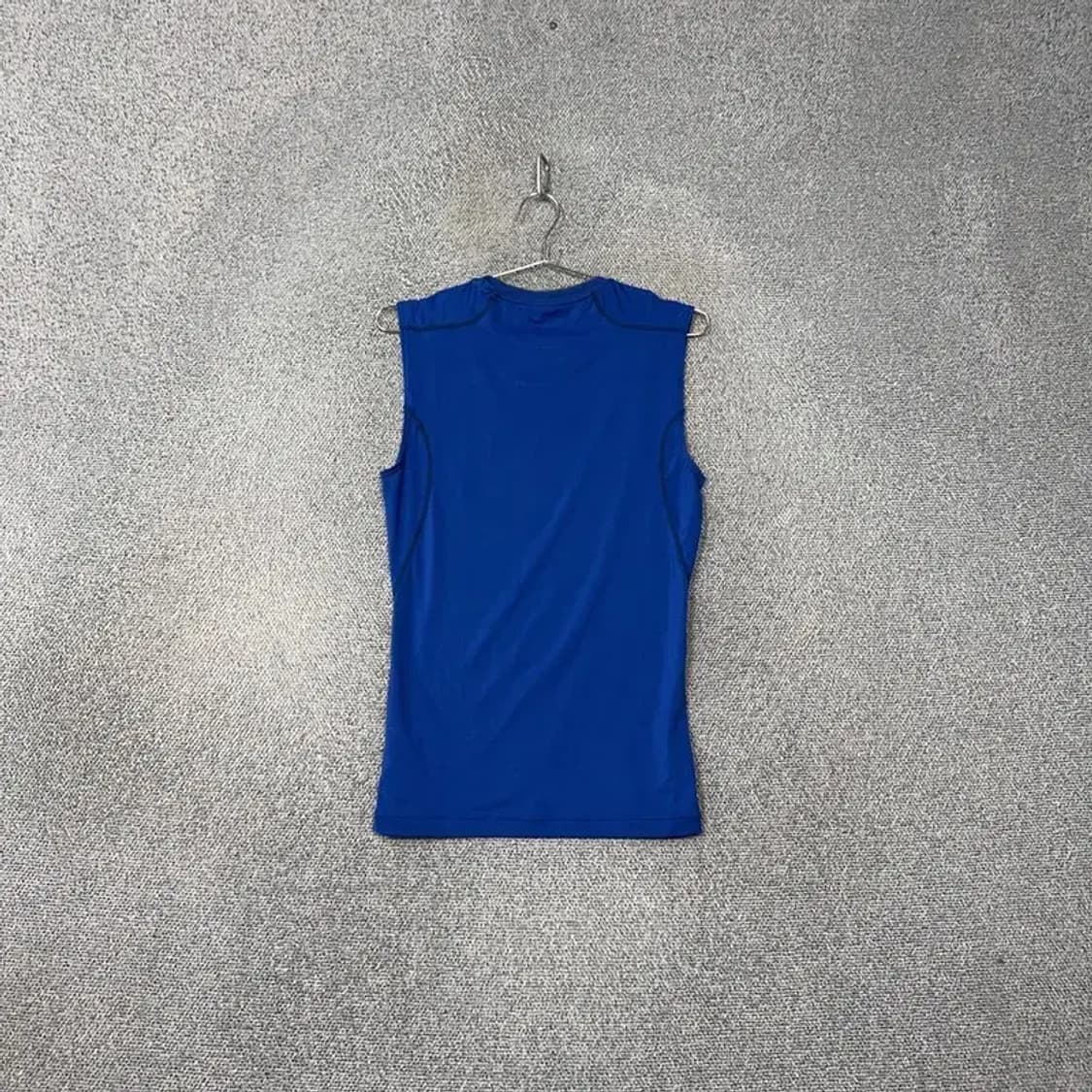 나이키 블루 로고 기능성 운동 민소매 나시 L 상품이미지2