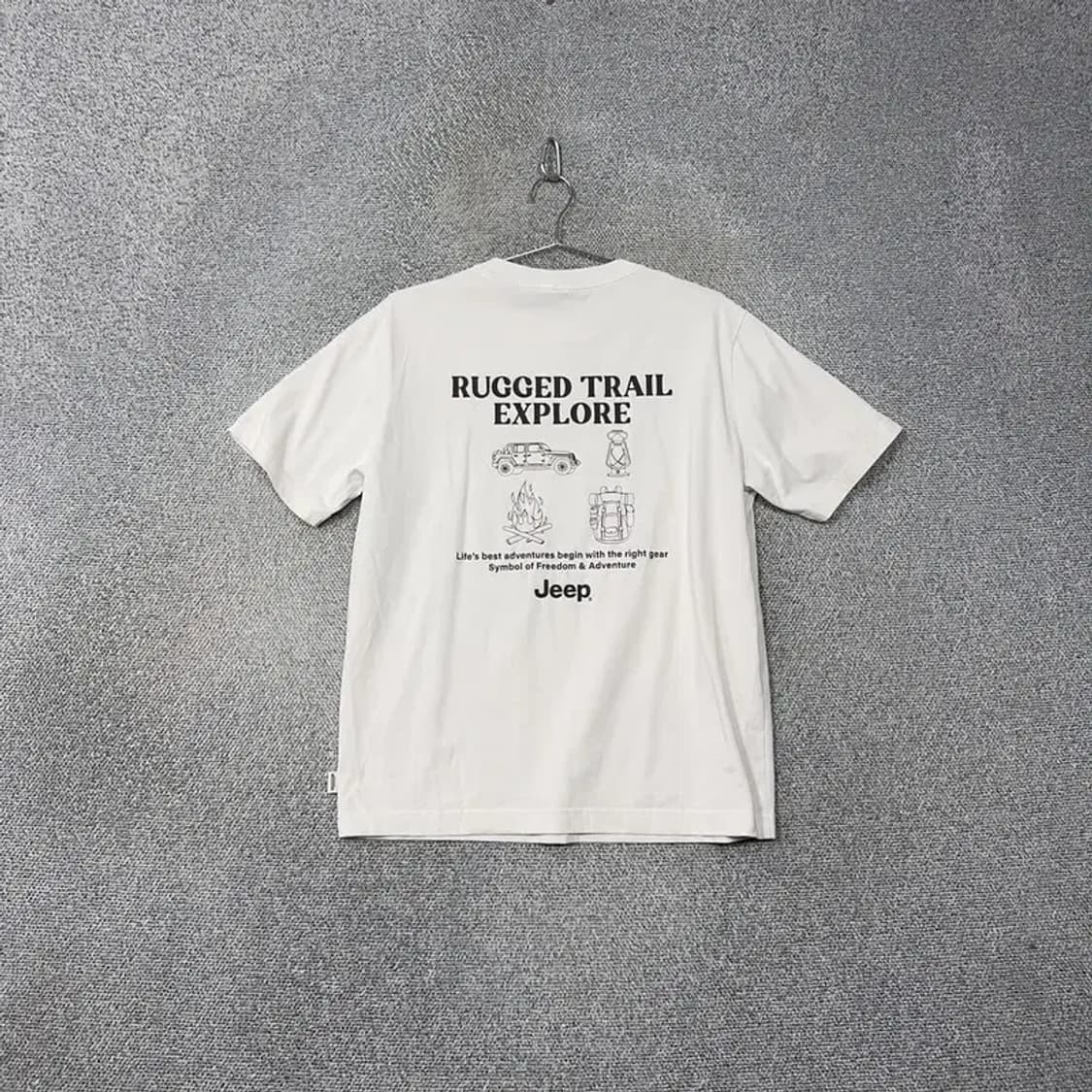 지프 화이트 로고 남성 반팔티 95 상품이미지2