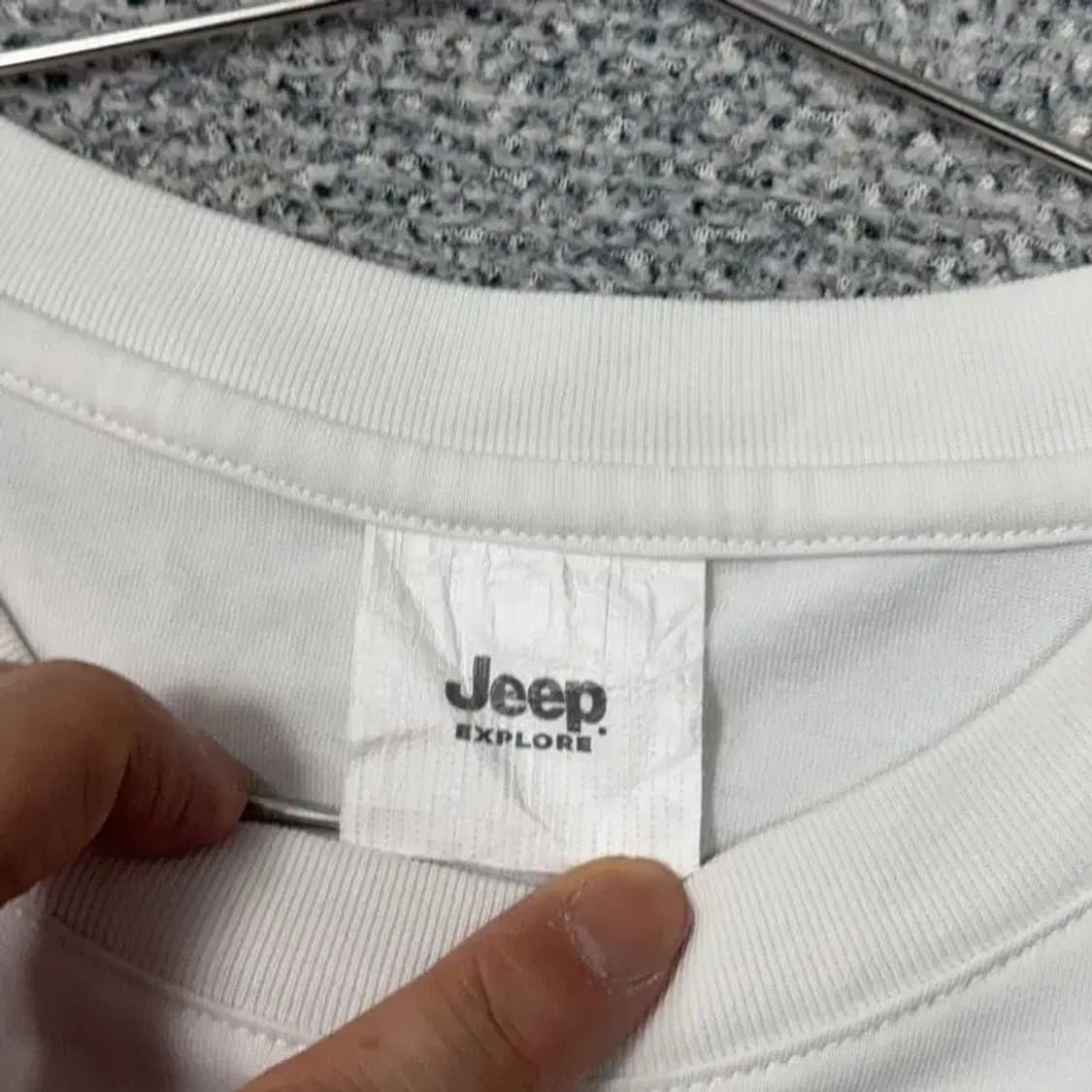 지프 화이트 로고 남성 반팔티 95 상품이미지3