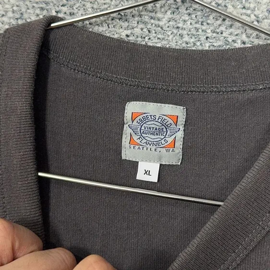 이벳필드 로고 오버핏 반팔티 XL 상품이미지4