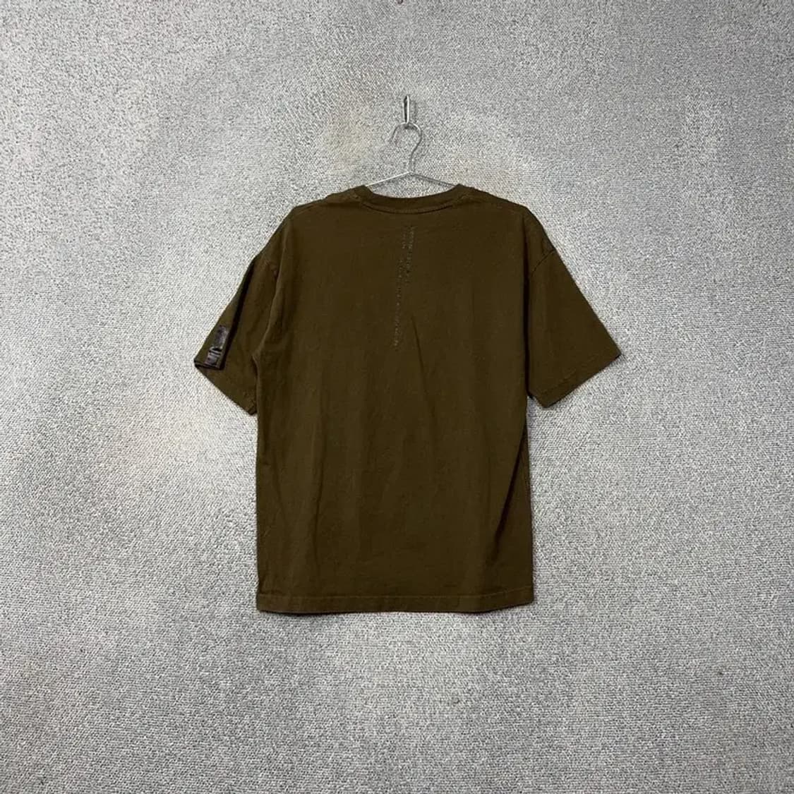 라이프워크 카키 로고 프린팅 오버핏 반팔티 S 상품이미지2