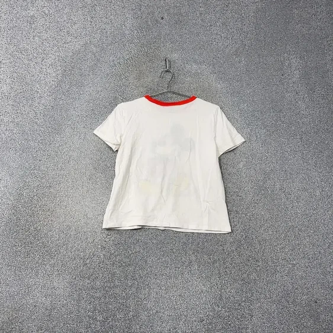디즈니 자라 미키마우스 화이트 코튼 반팔티 M 상품이미지2