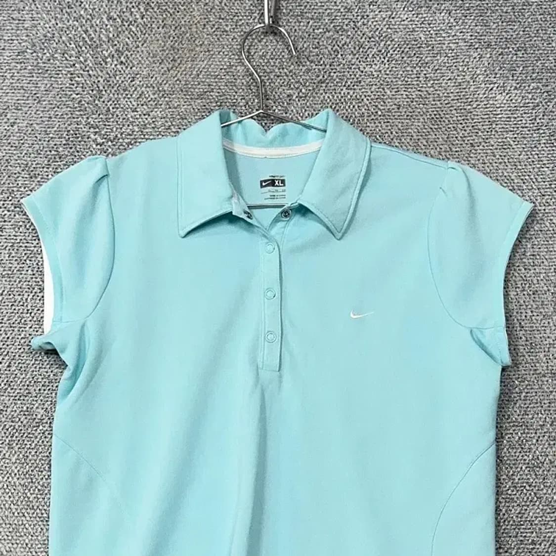 나이키 드라이핏 민트 기능성 반팔 카라티 XL 상품이미지3