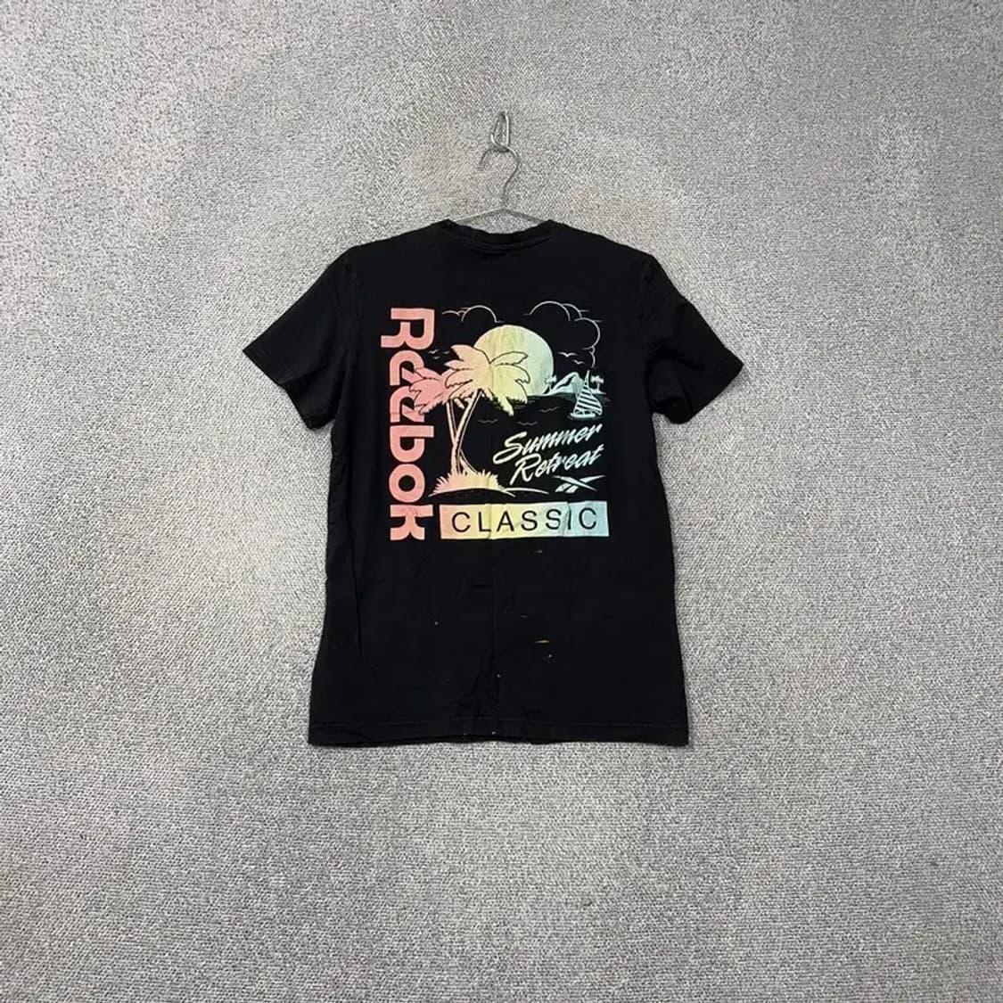 리복 빈티지 백프린팅 반팔티 M 상품이미지1