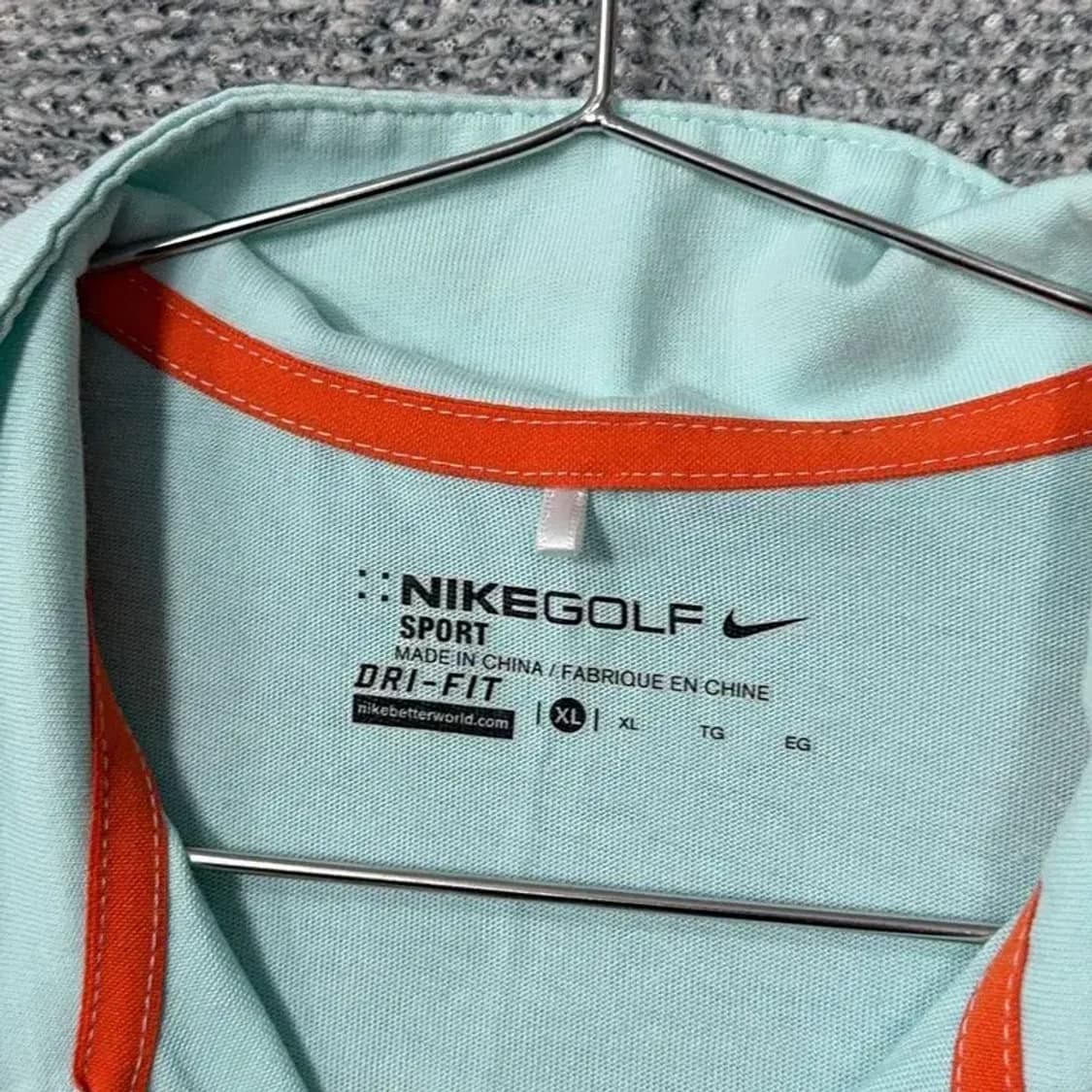 나이키 드라이핏 민트 여성 골프 기능성 반팔 카라티 XL 상품이미지3