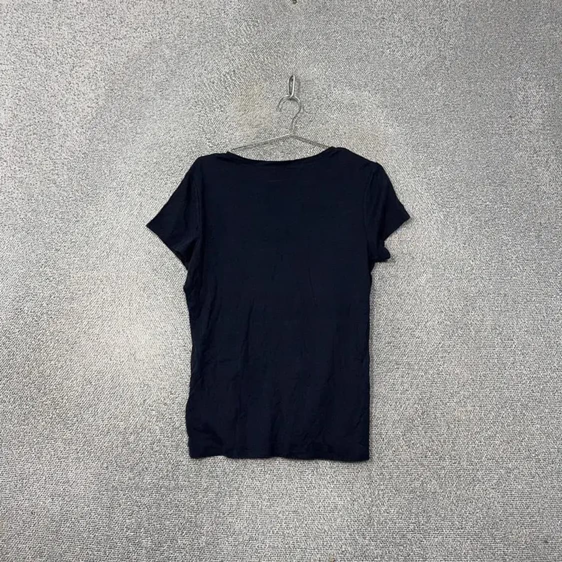 타미힐피거 네이비 로고 여성 반팔티 L 상품이미지2